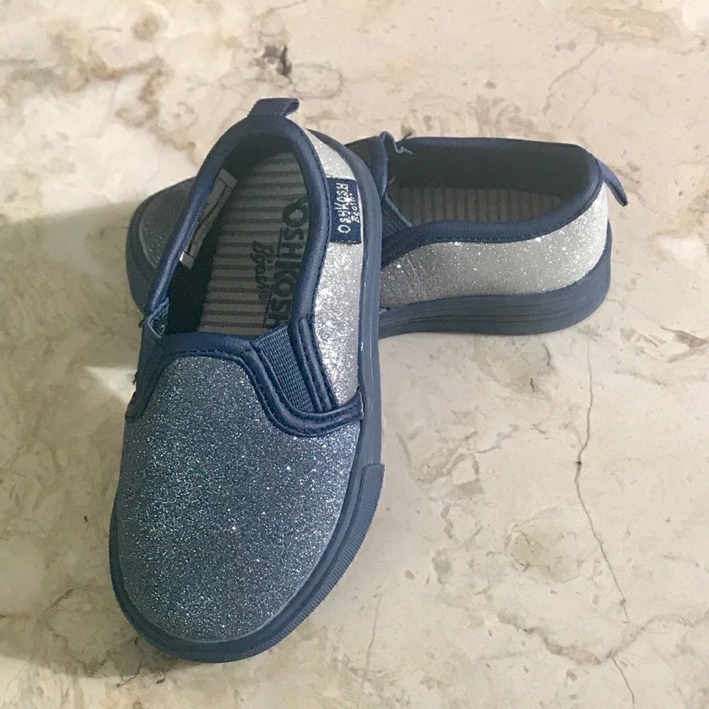OshKosh B’Gosh Sparkle Glitter Slip On Sneakers